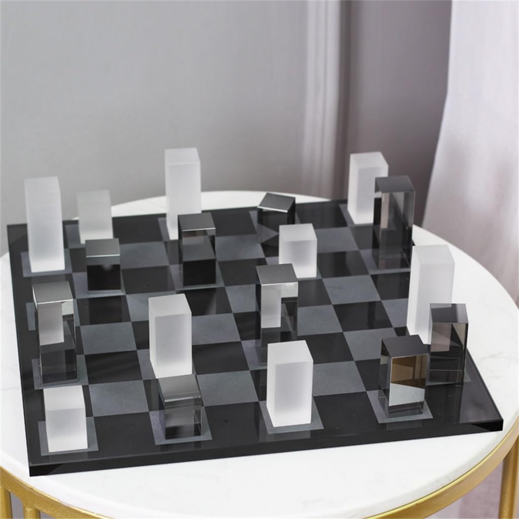 Crystal Chess Set - Black