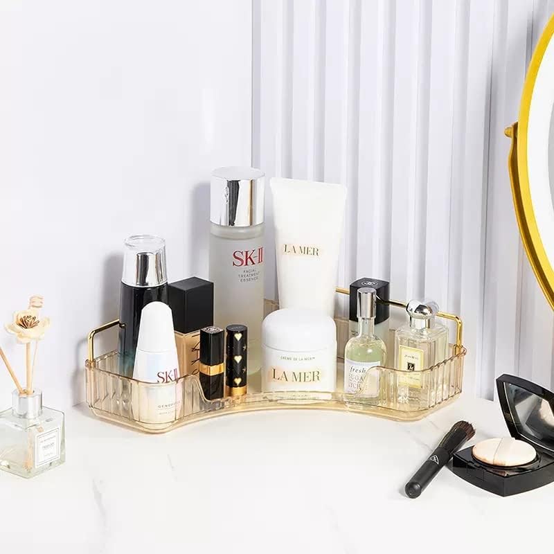 Corner Cosmetic Storage Rack - Amber