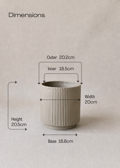 Linear Planters - Beige