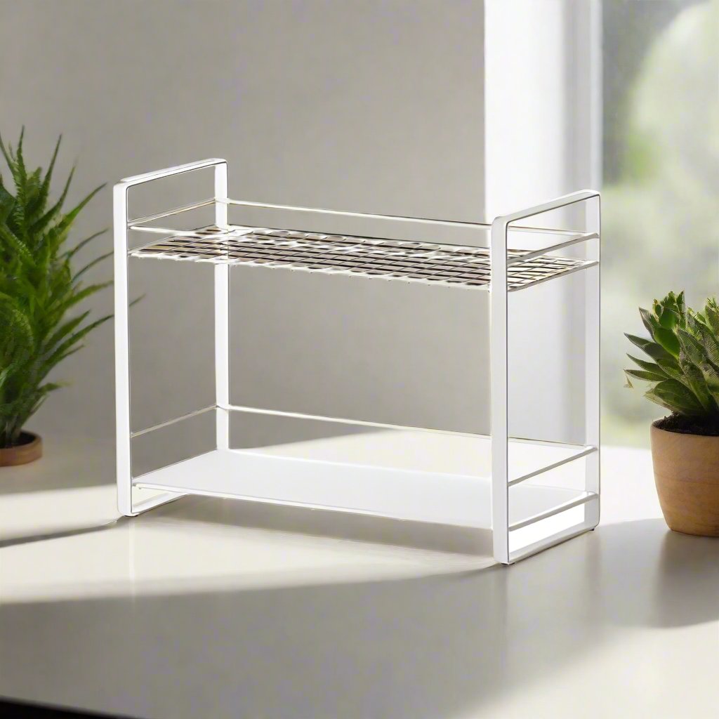 2 Tier Organiser - White