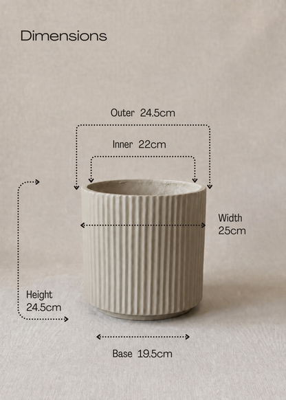 Linear Planters - Beige