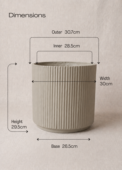 Linear Planters - Beige