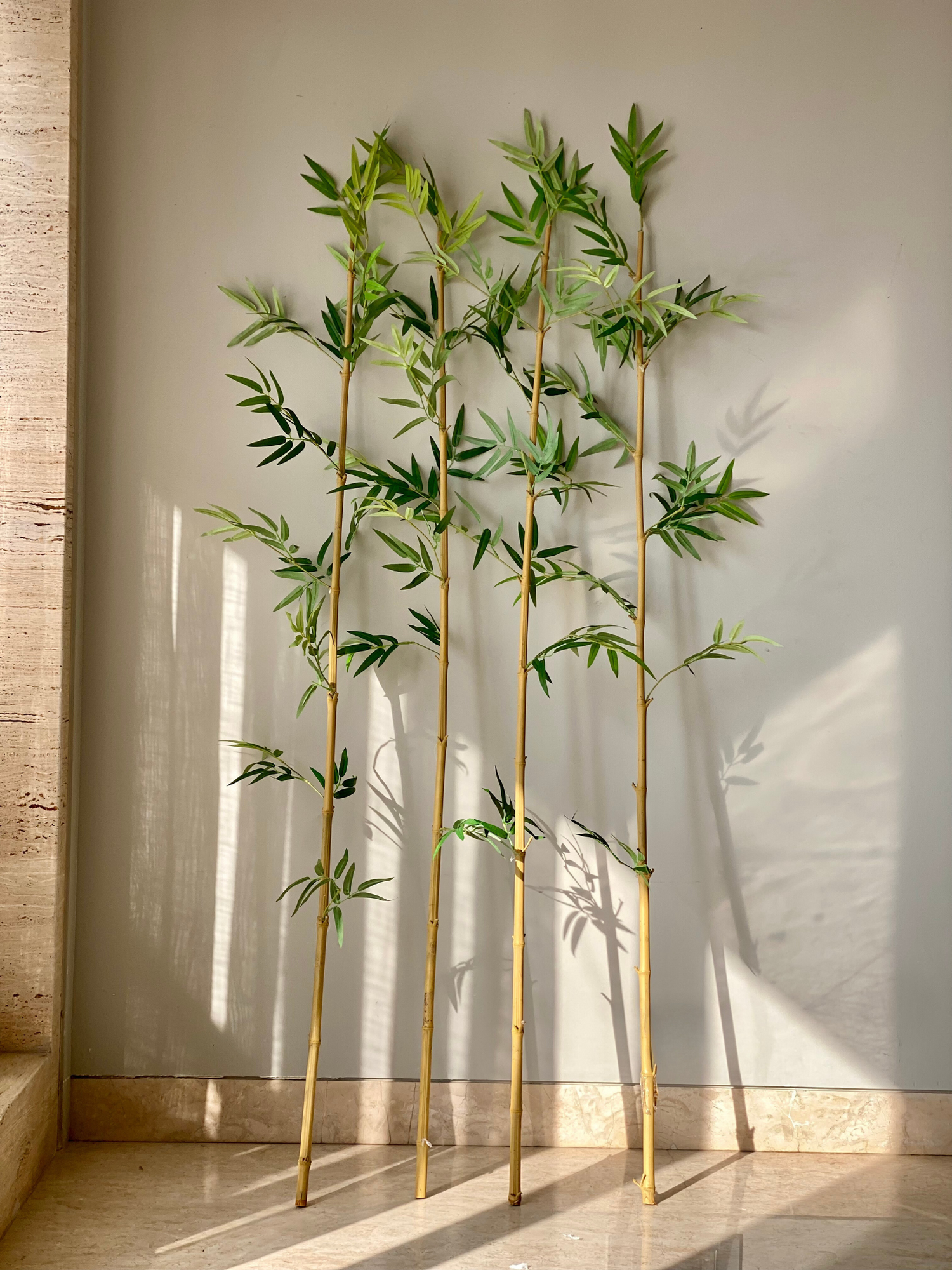 Artificial Bamboo Sticks - 5 Feet  (Set of 4)