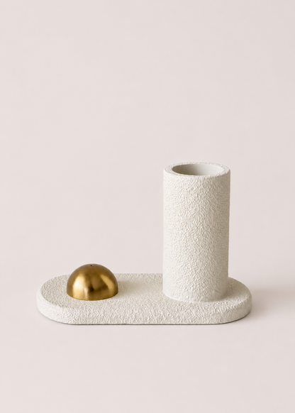 Sable Incense Holder - Ivory