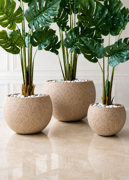 Lithos Planters - Raw Terracotta
