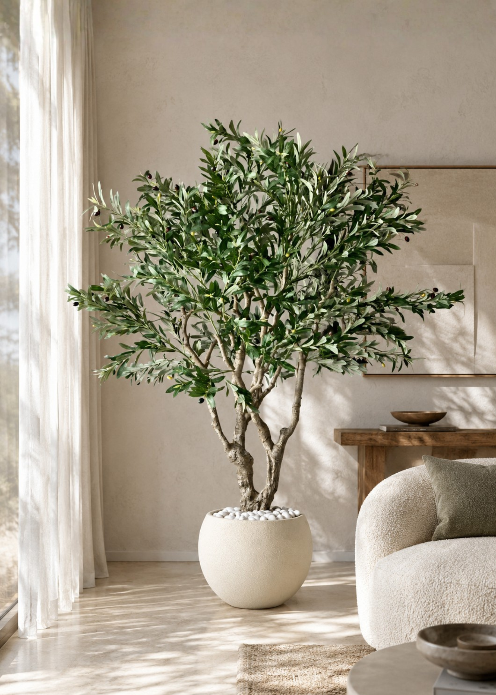 Artificial Olive Allure Plant -  6 Feet