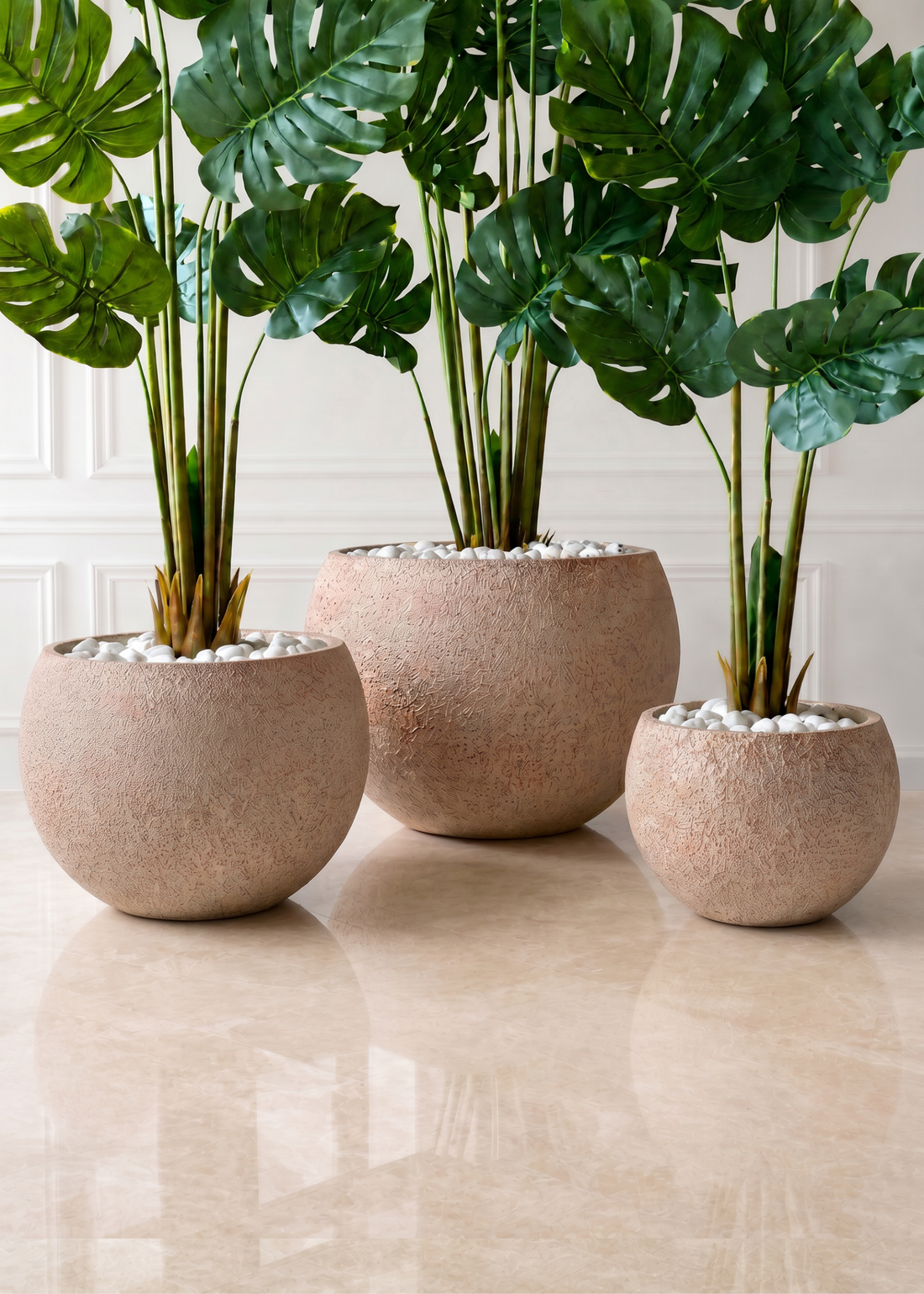 Lithos Planters - Raw Terracotta