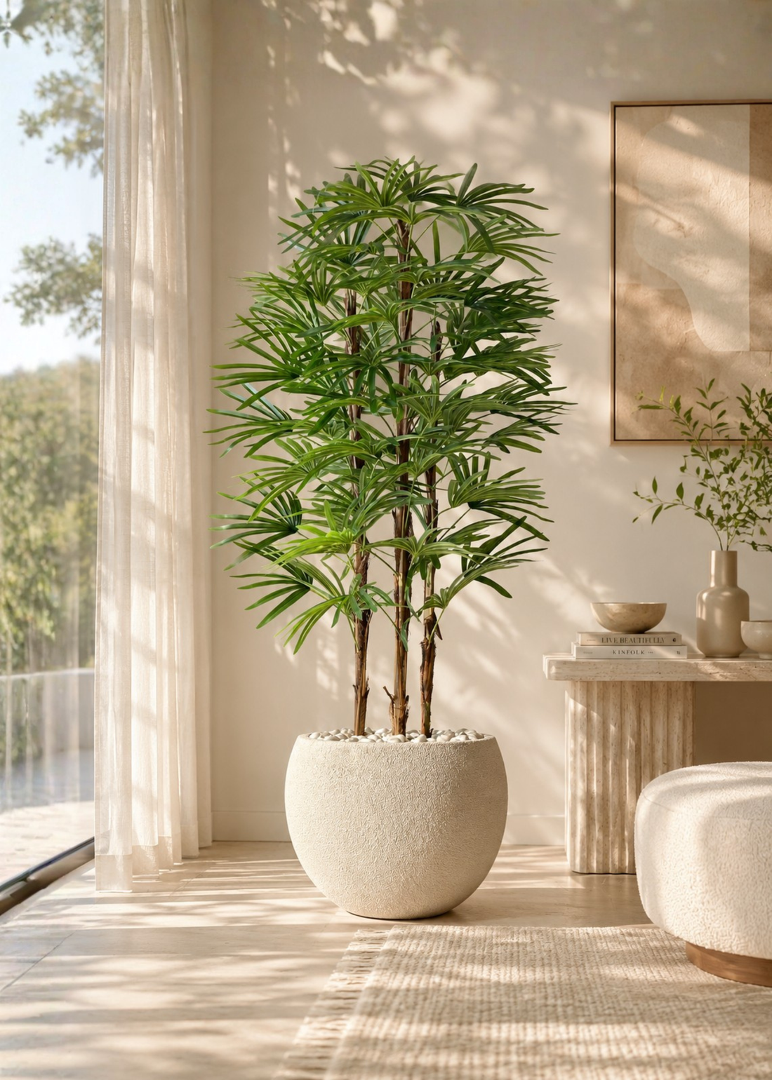 Artificial Rhapis Palm Tree - 6 Feet