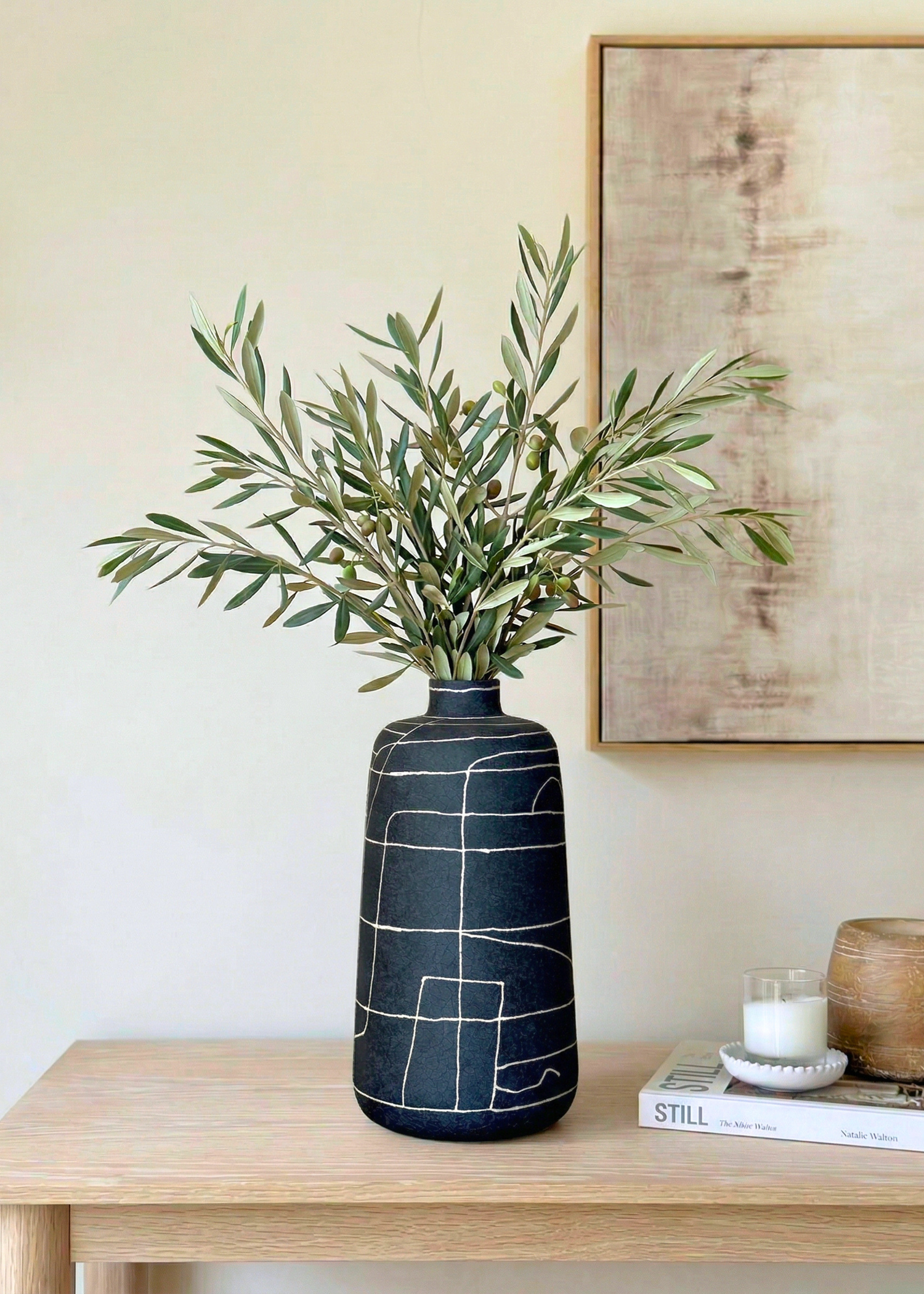Dune Terra Vase - Black (Small)