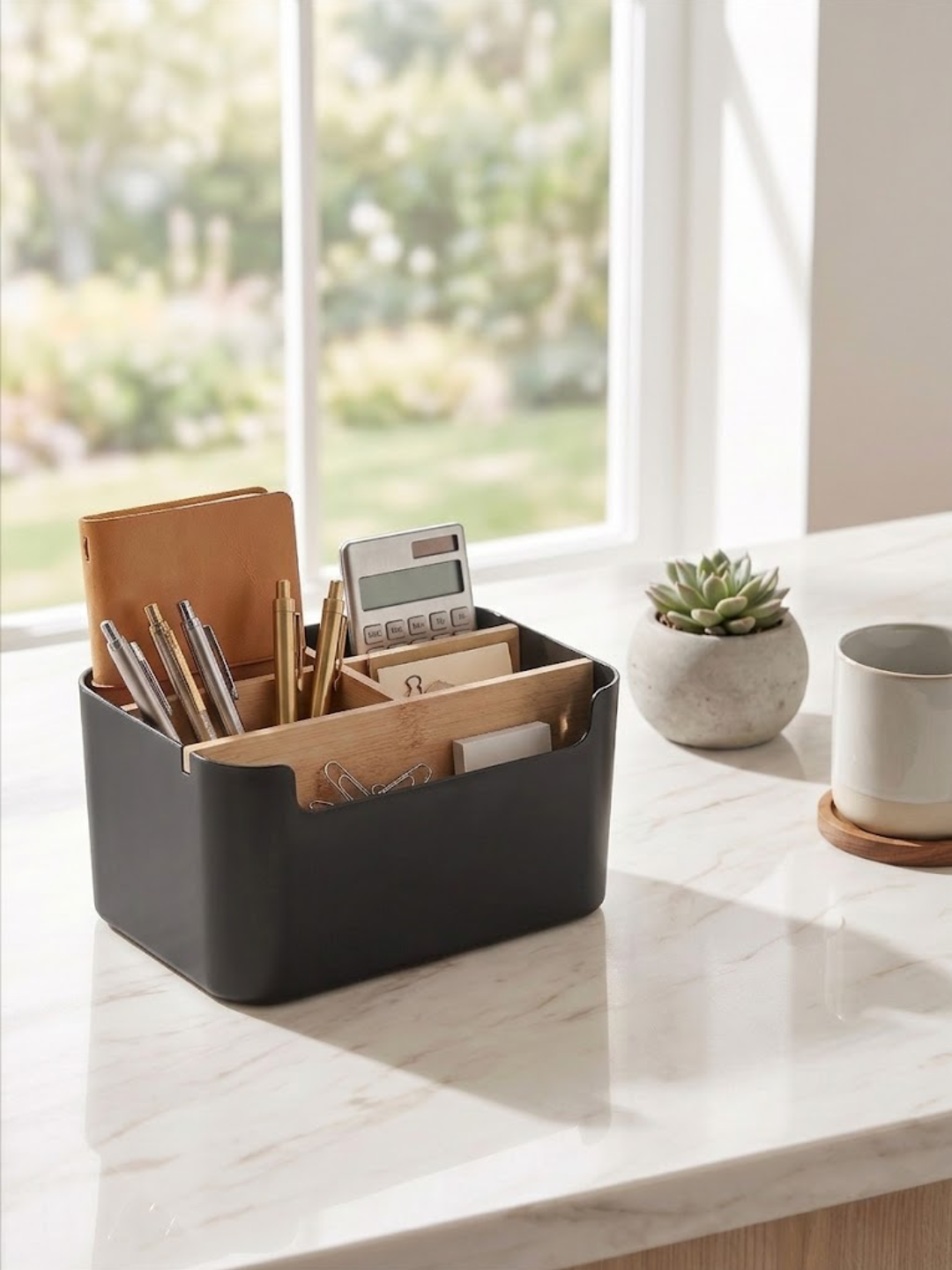 Multi-purpose Desk Organizer - Black