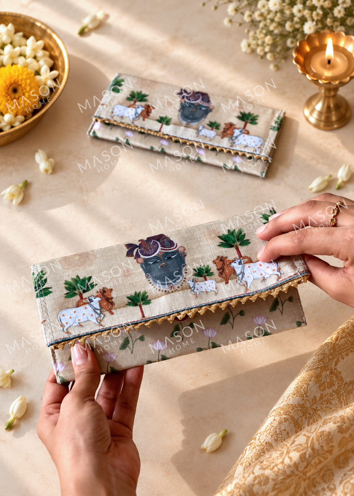 Festive Gajraj Envelope - Set of 5