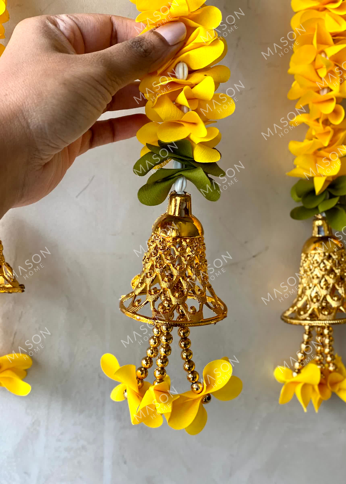 Swarna Marigold Floral Ladi - Set of 10