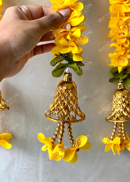 Swarna Marigold Floral Ladi - Set of 10