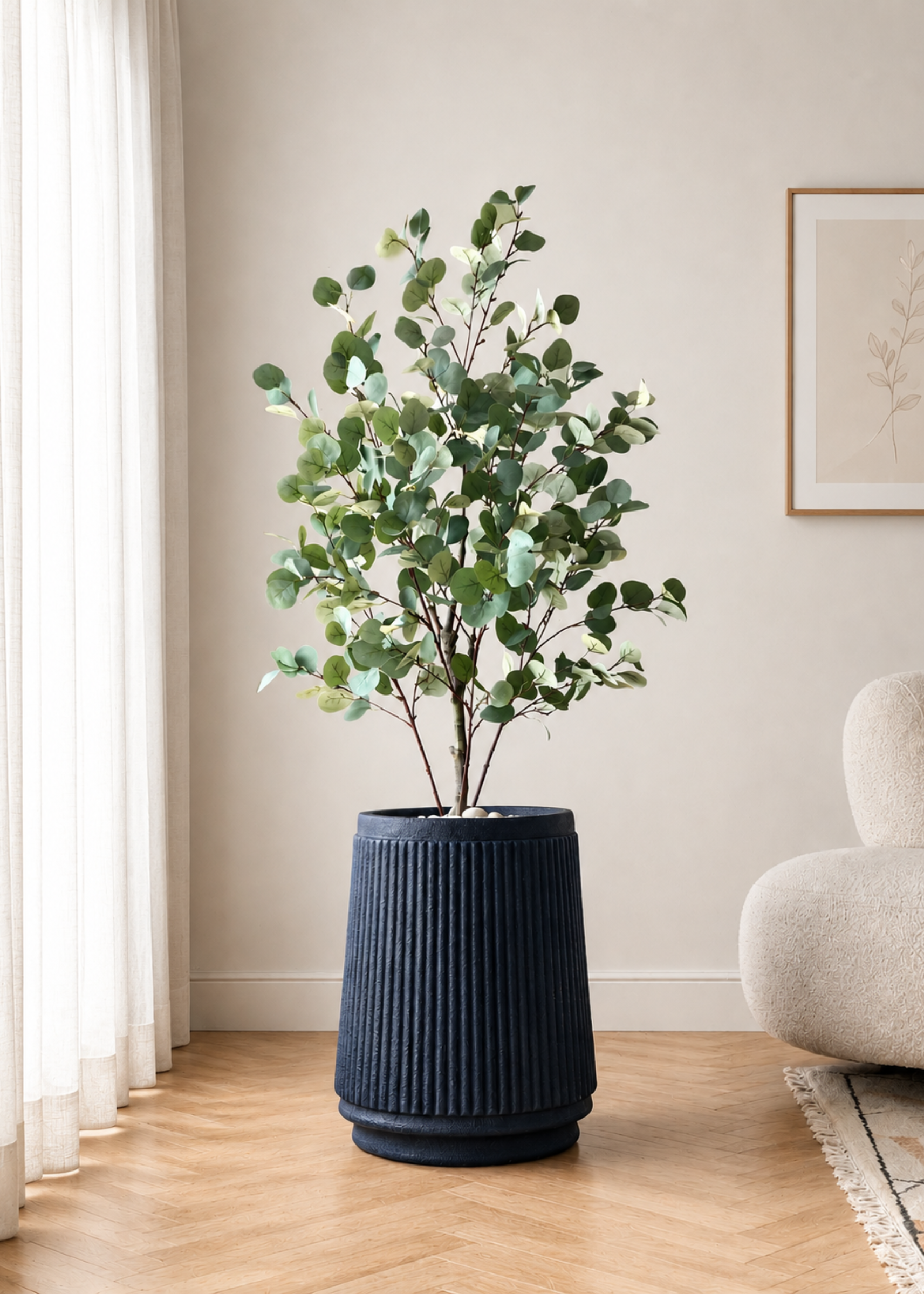 Artificial Eucalyptus Plant - 4 Feet