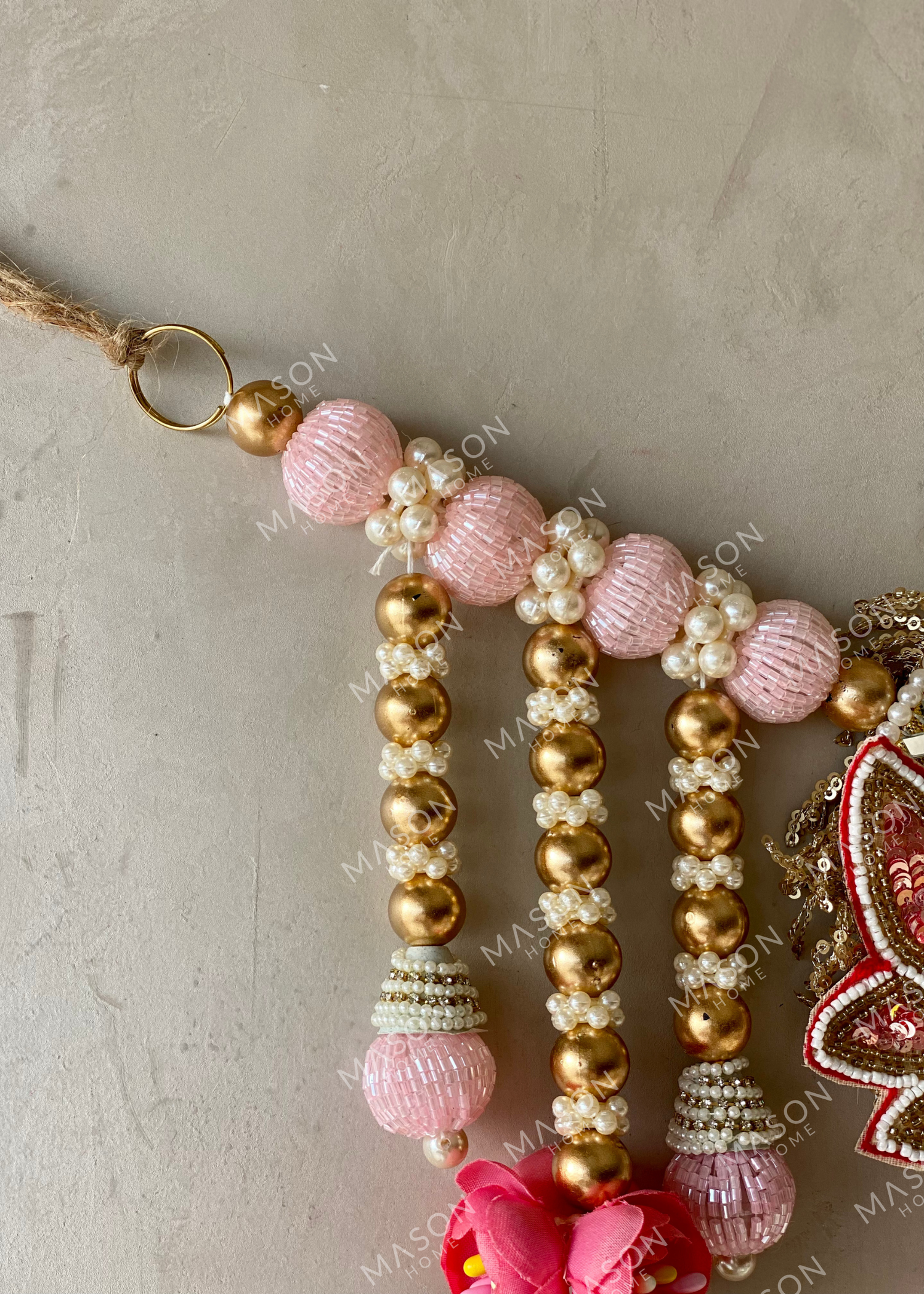 Festive Gulkari Pearl Toran