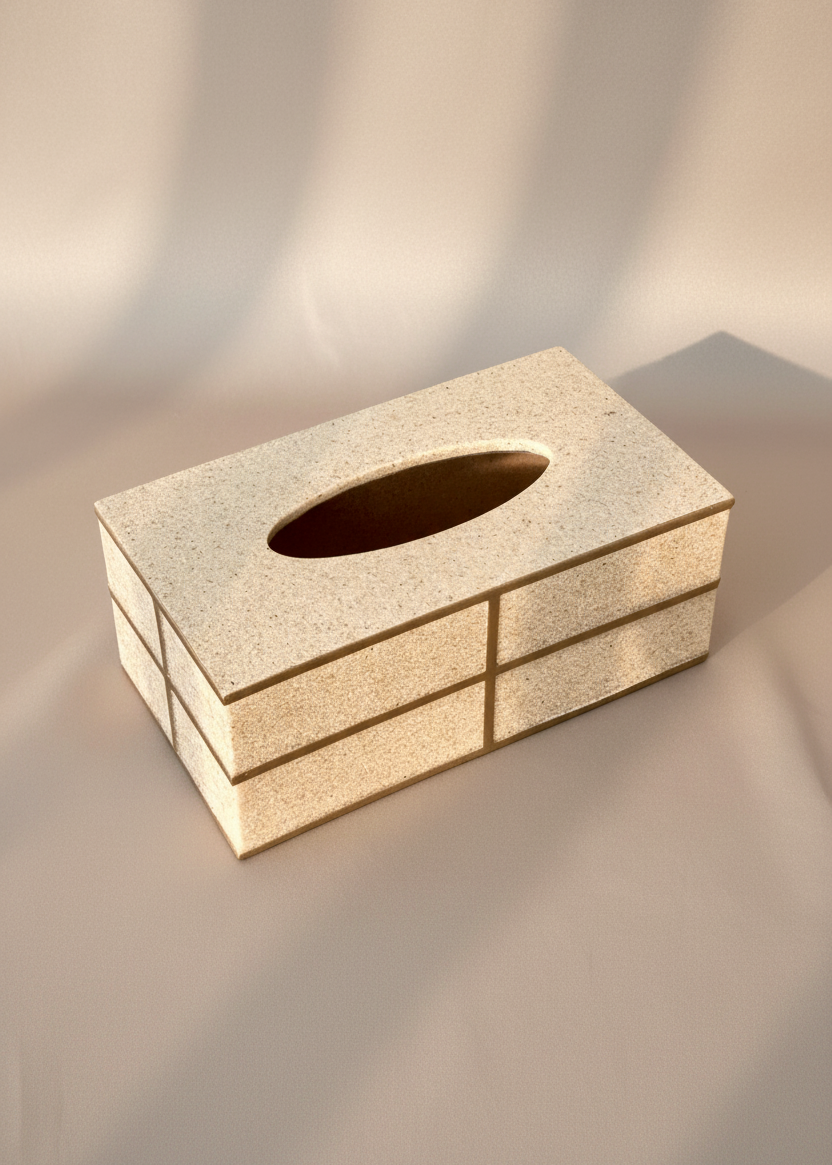 Axia Tissue Box - Beige