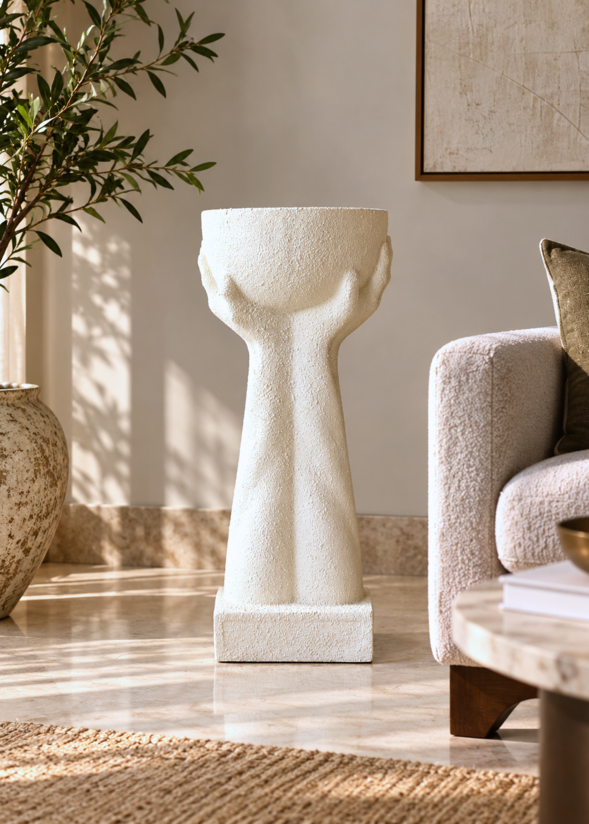 Lucca Planters - Ivory