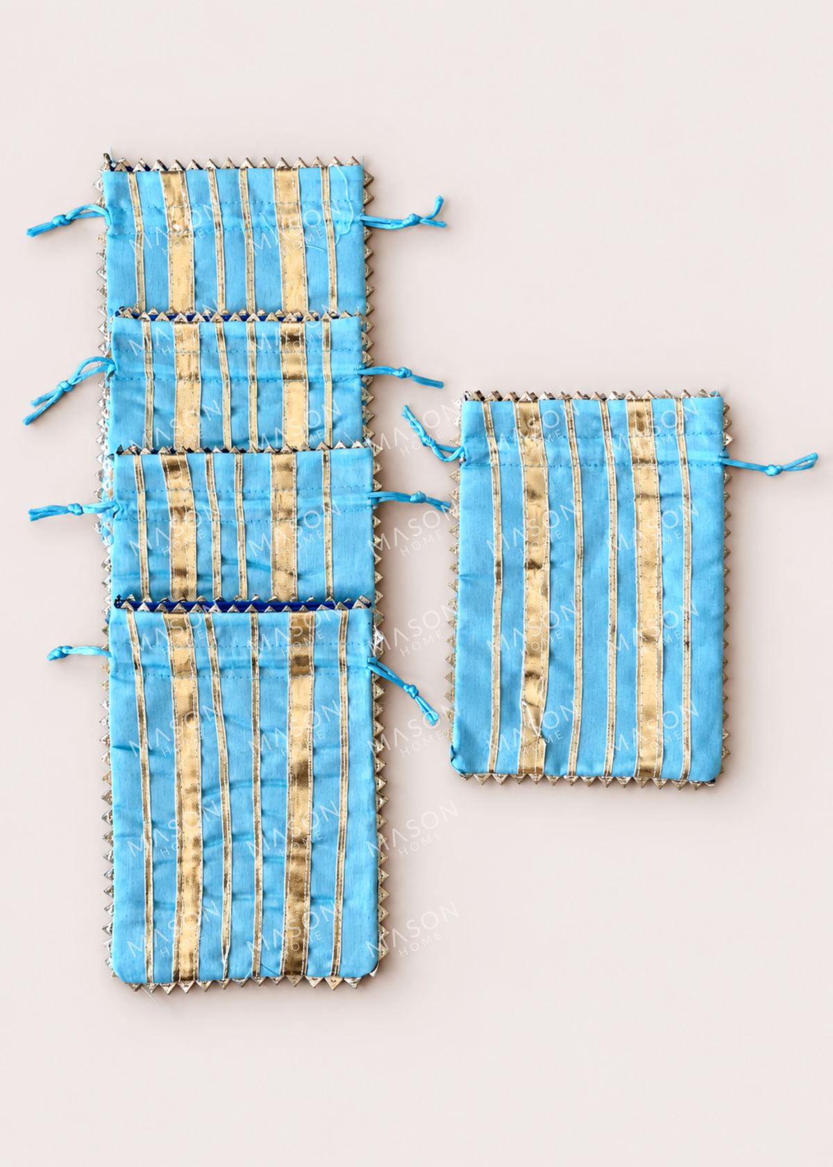 Festive Neelam Potli - Set of 5