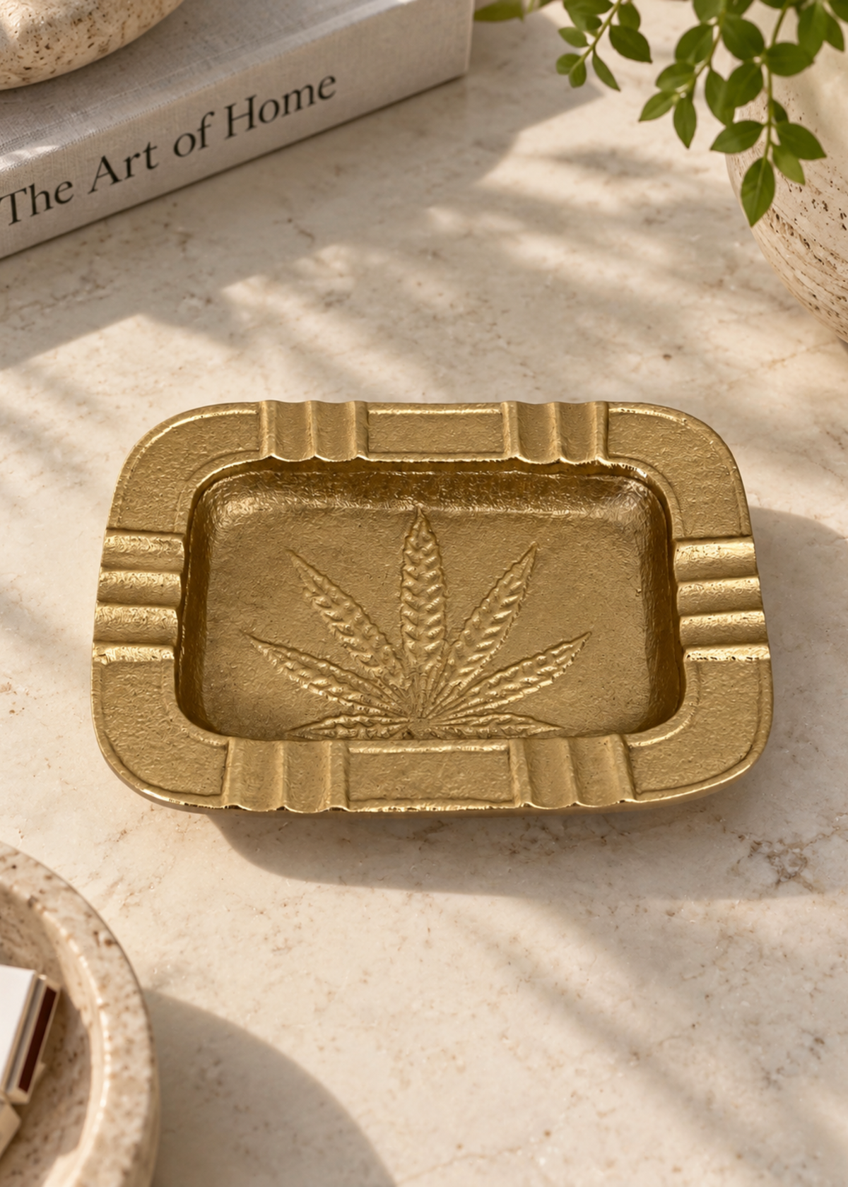 Astor Gold Leaf Ashtray
