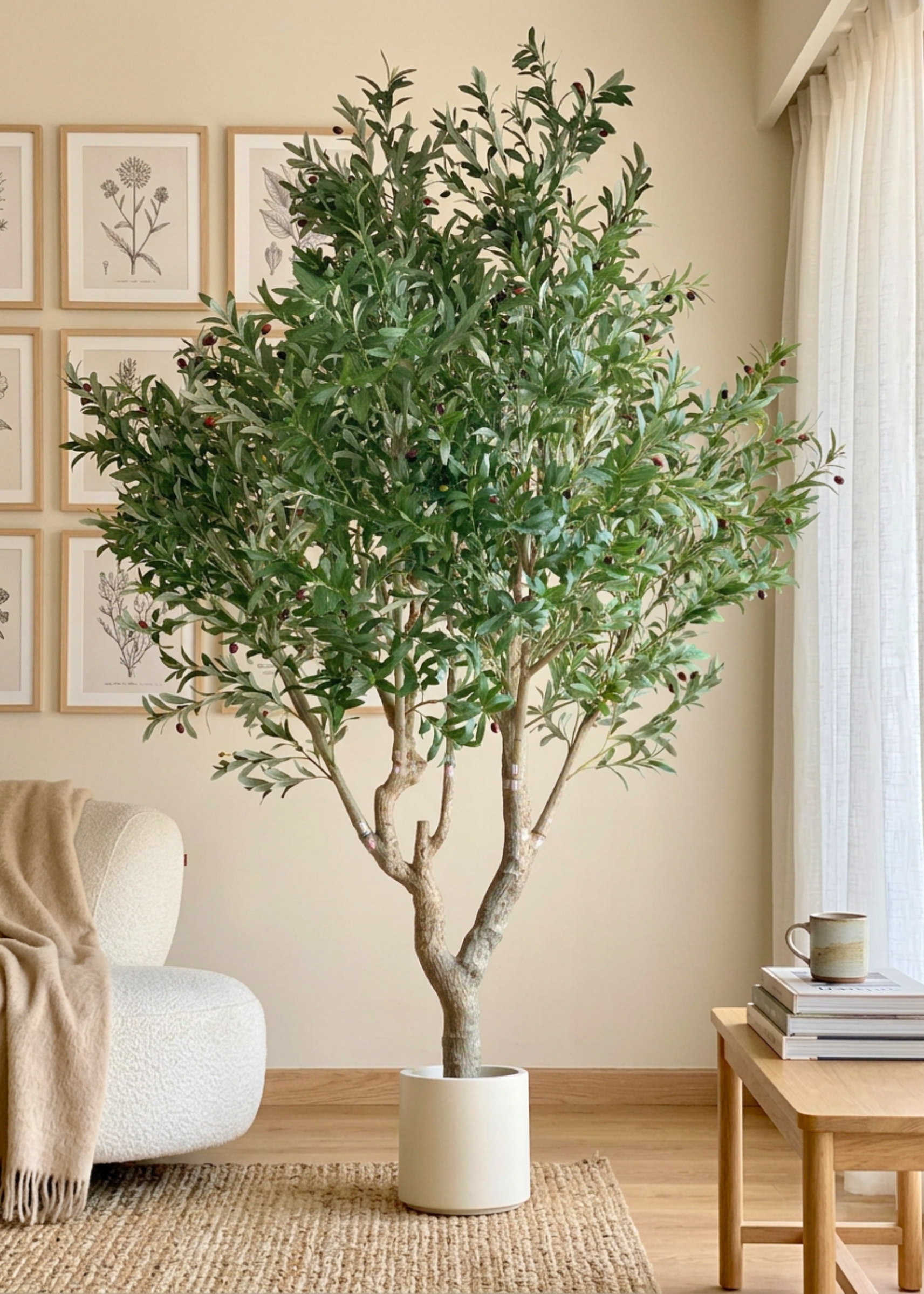 Artificial Olive Allure Plant -  8 Feet