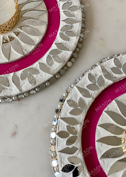 Festive Noor Rangoli Diya - Set of 2