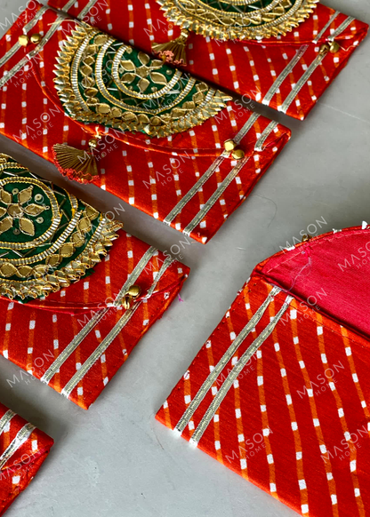 Festive Zari Envelope OG - Set of 5