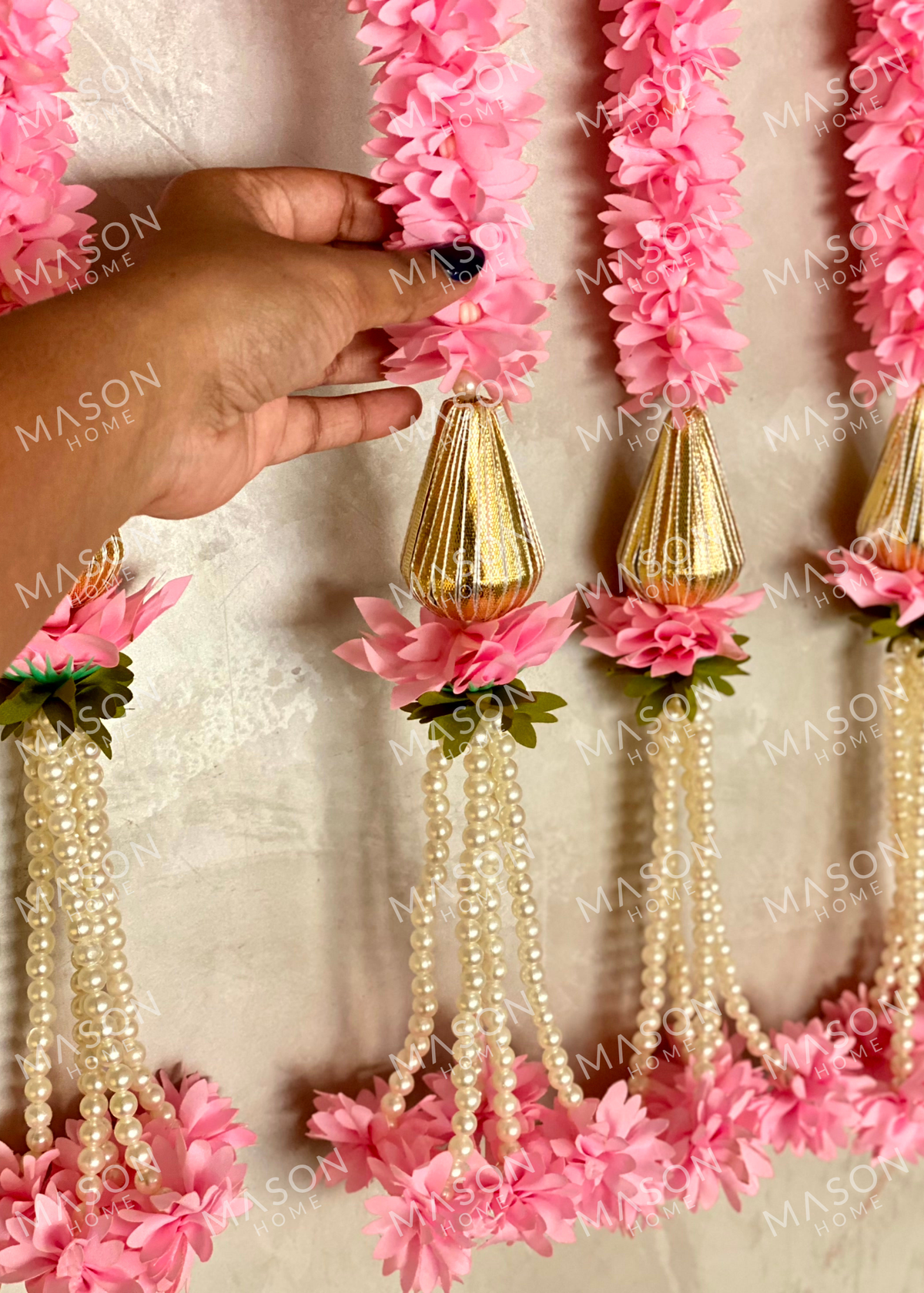 Festive Blush Royale Ladi Pink - Set of 10