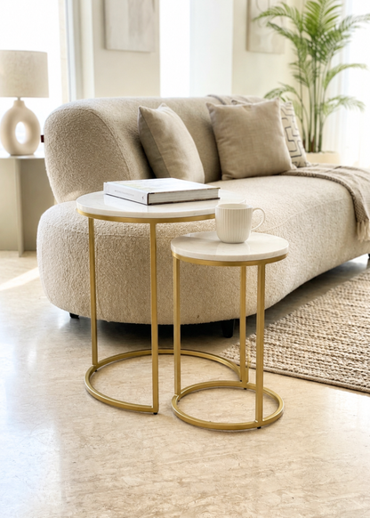 Oxford Marble Side Table (Set of 2)