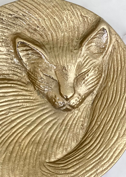 Felina Gold Cat Trinket Tray