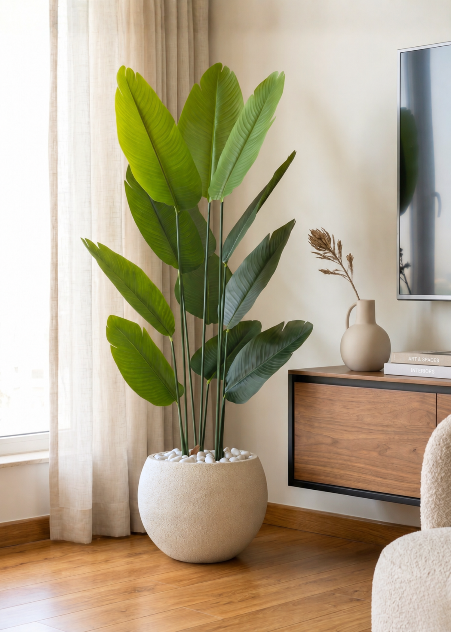 Lithos Planters - Beige