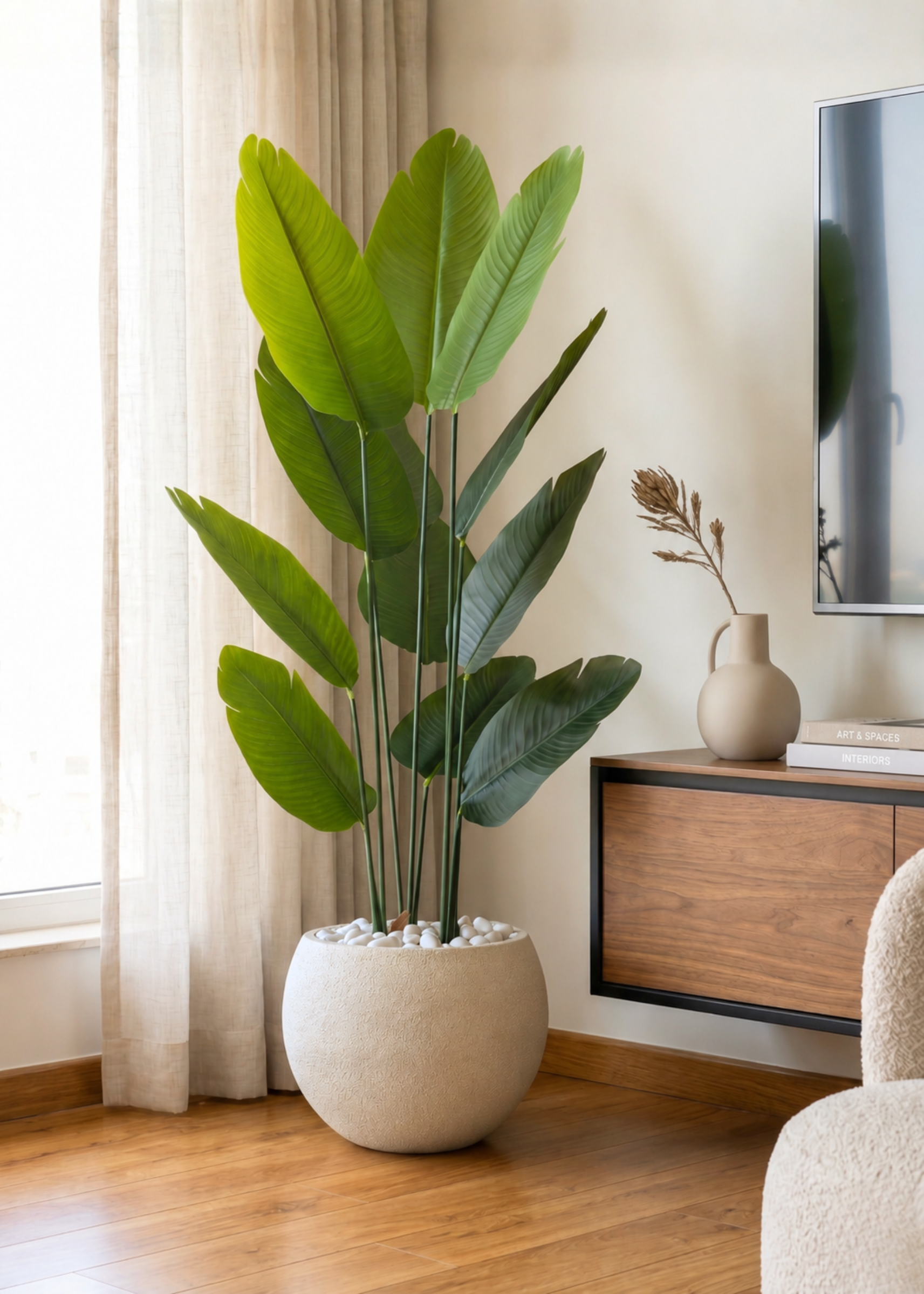 Lithos Planters - Beige