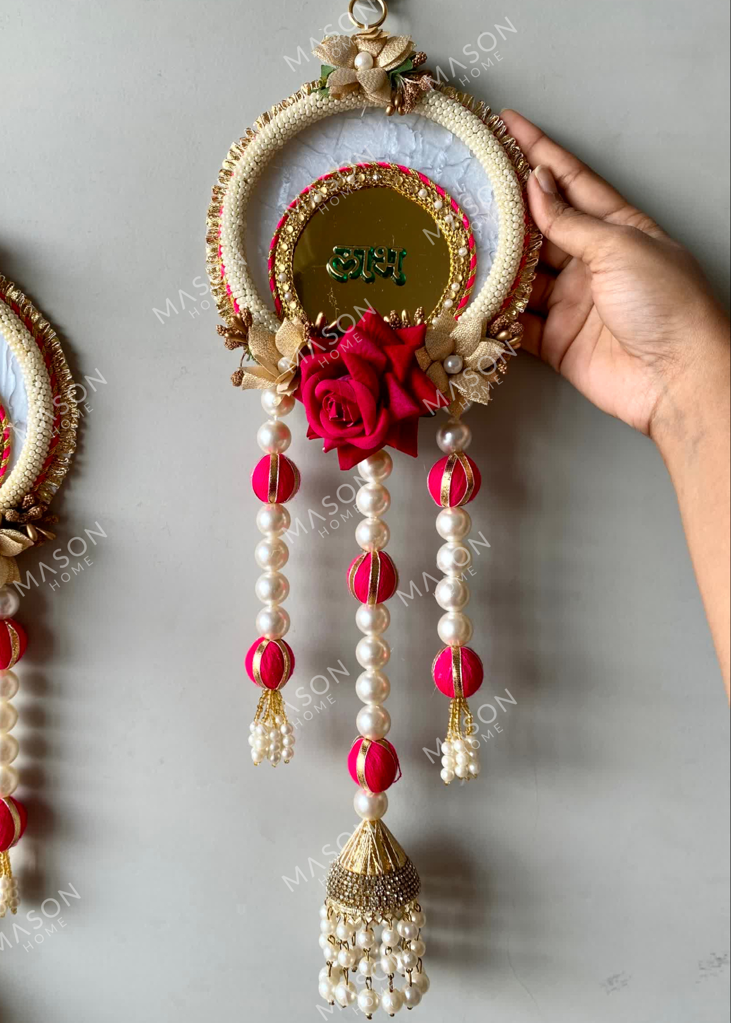 Festive Vibrant Floral Latkan 