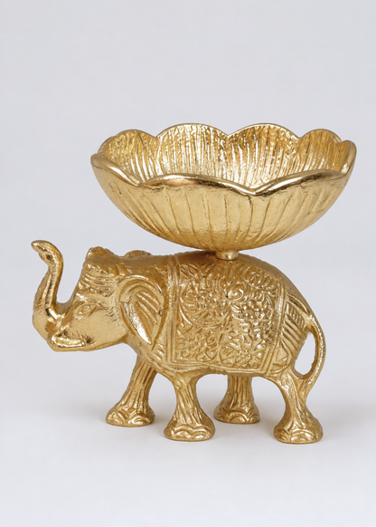 Aangan Elephant Gold Urli