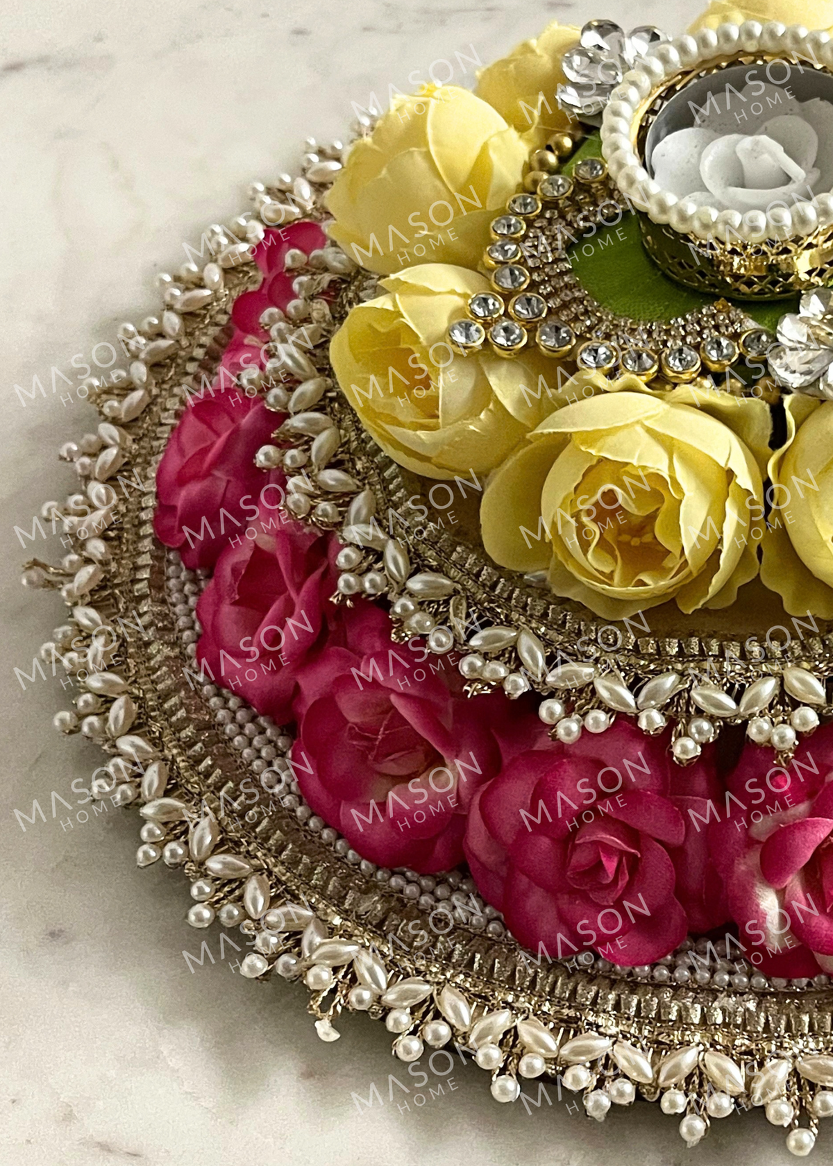 Festive Royal Blossom Rangoli