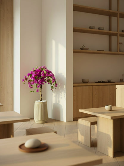 Artificial Purple Bougainvillea Plant - 3 Feet