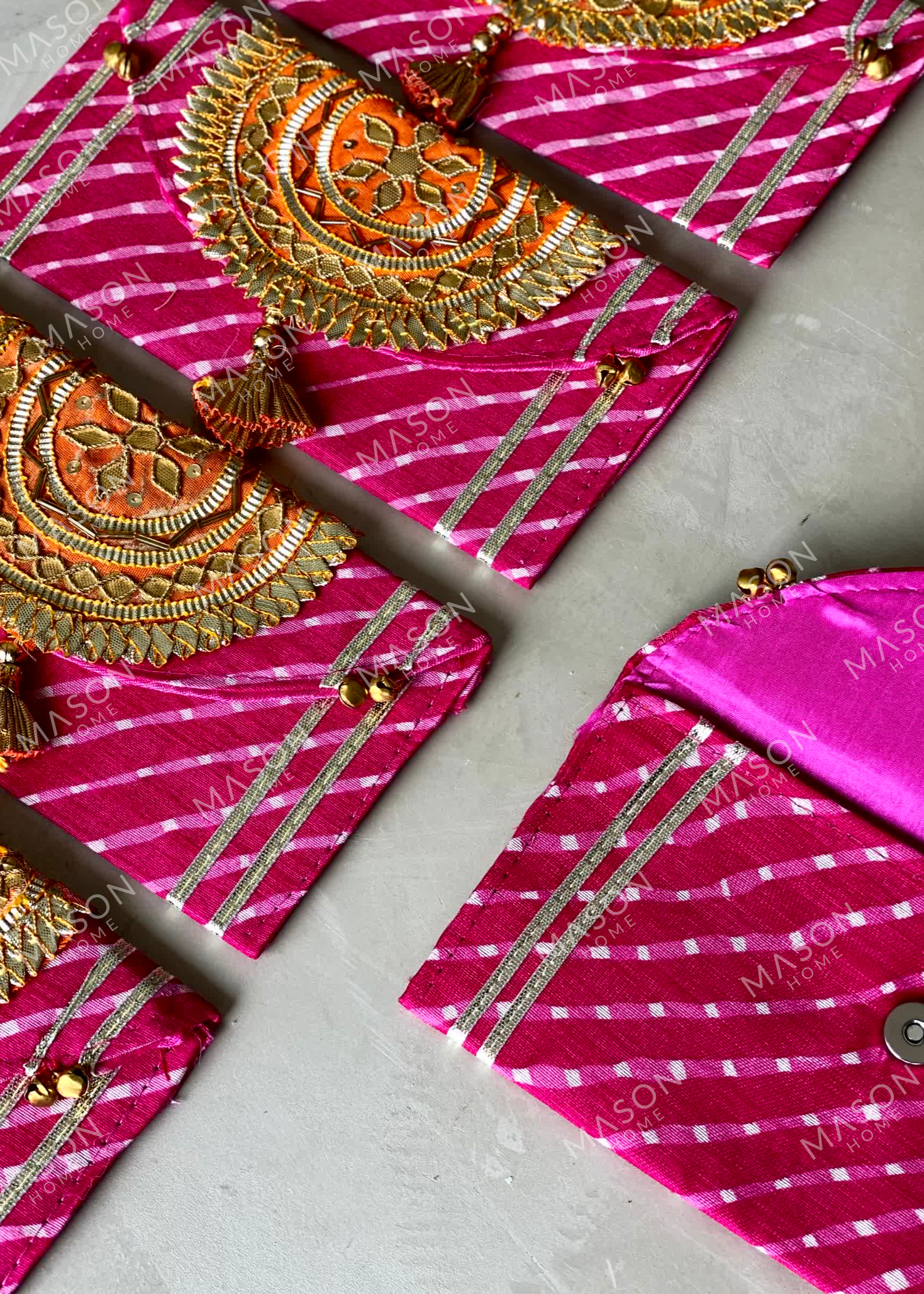 Festive Zari Envelope PO - Set of 5