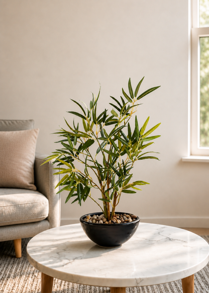 Artificial Bamboo Bonsai Plant - 1.2 Feet