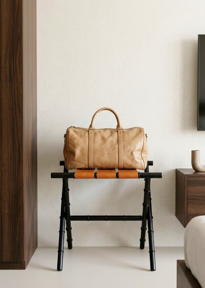 Naples Tan Foldable Luggage Rack