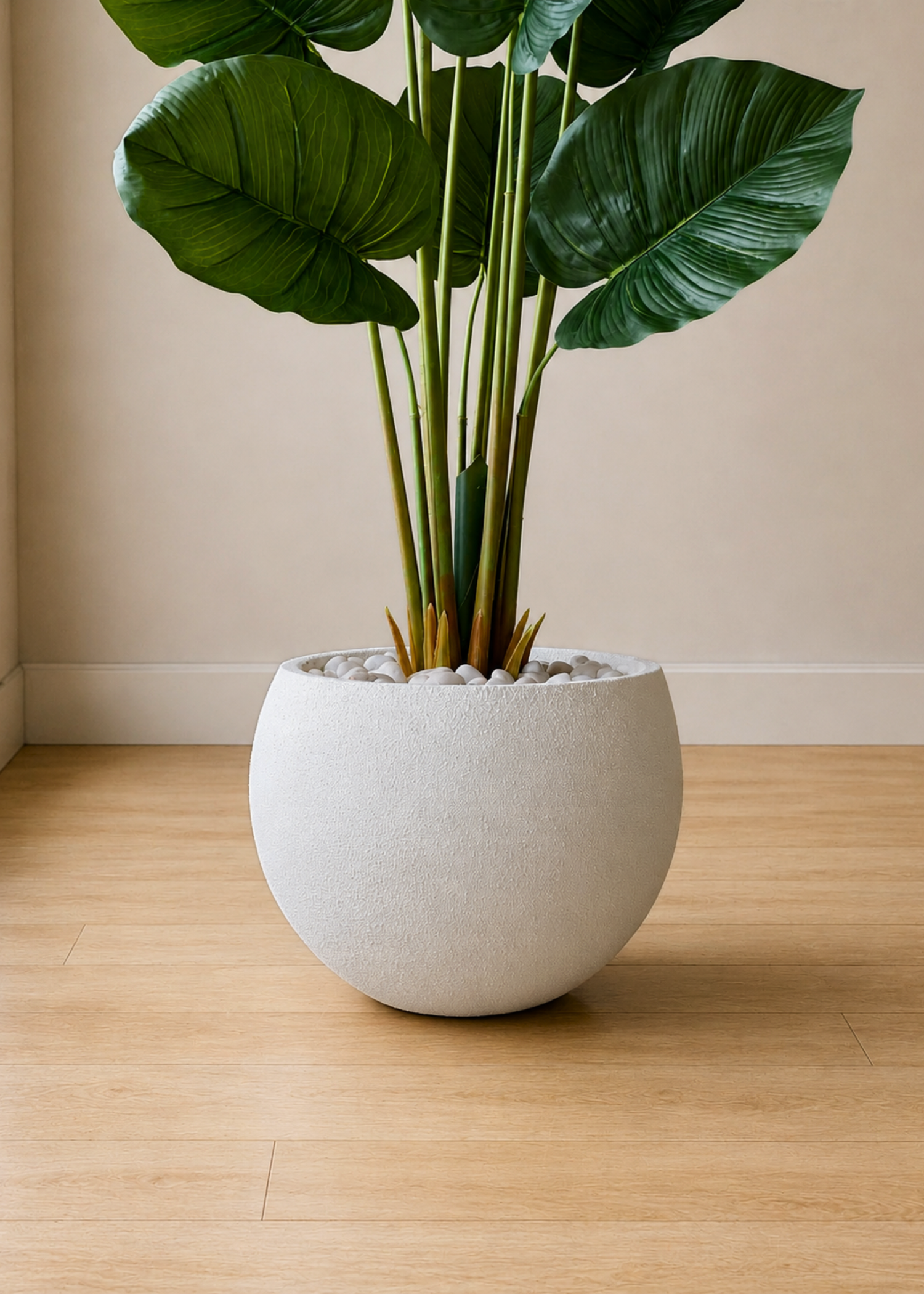 Lithos Planters - Chalk White