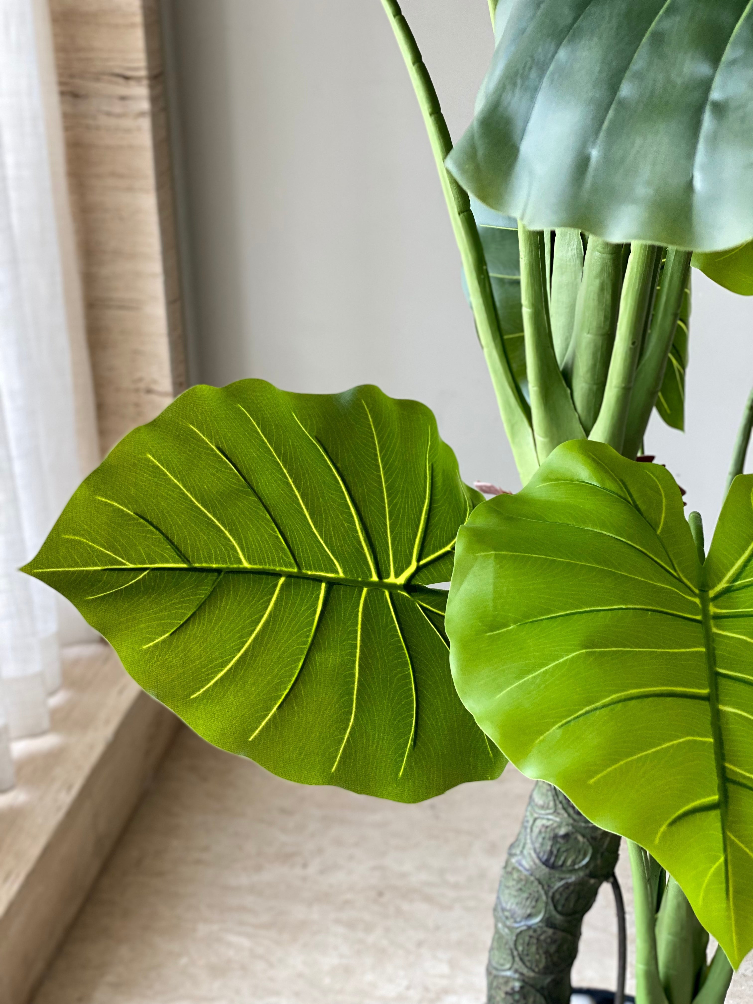 Artificial Evergreen Alocasia Plant - 5 Feet