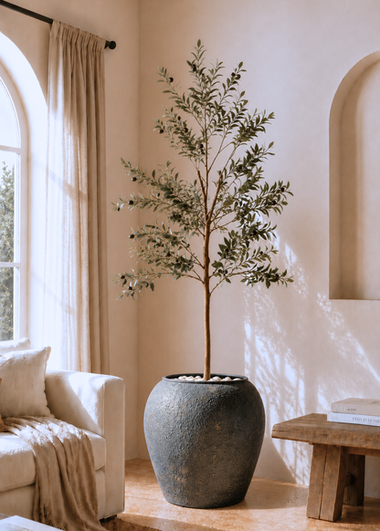 Mesa Planters - Rustic Ash Grey