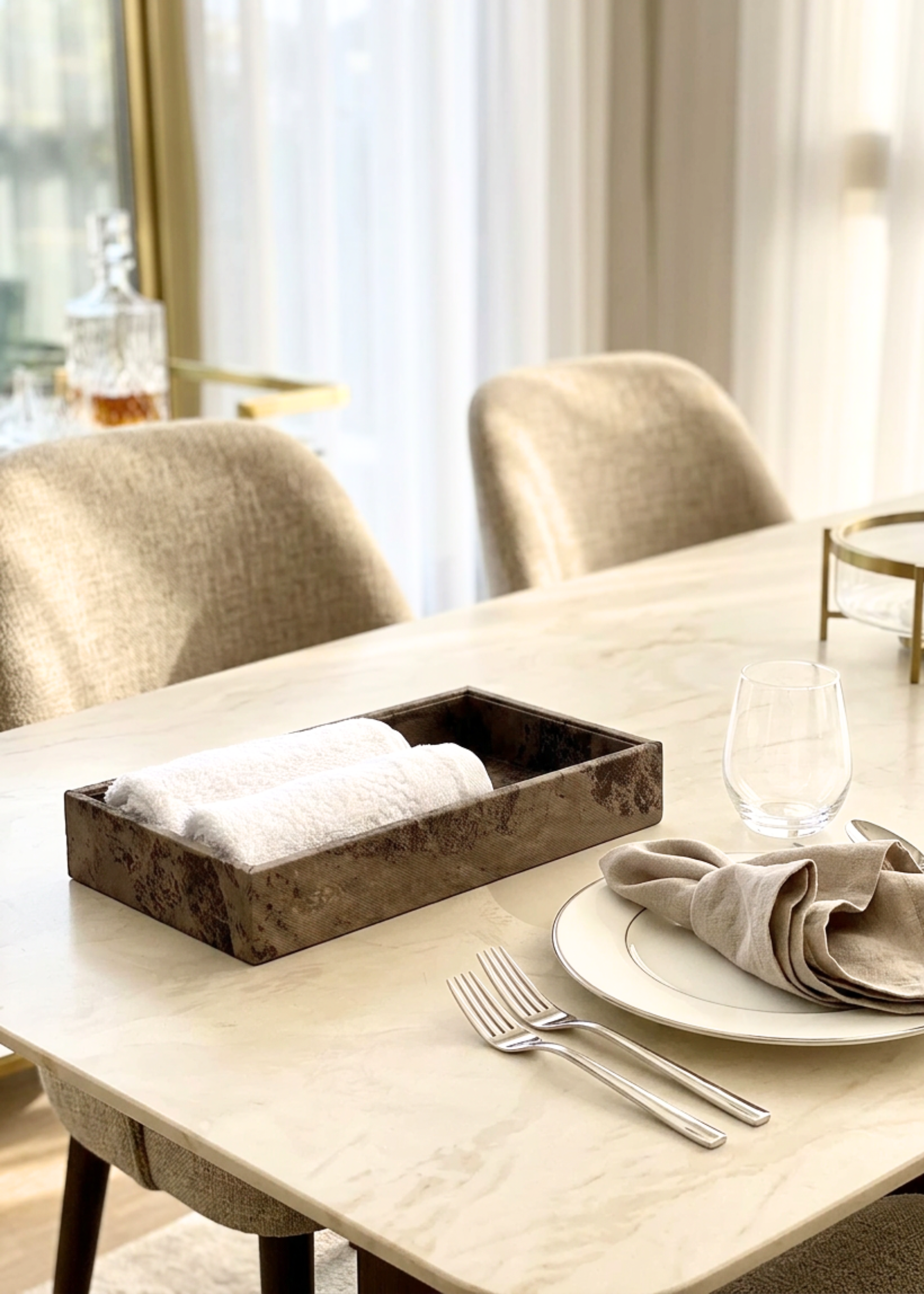 Indo Mocha Napkin Tray