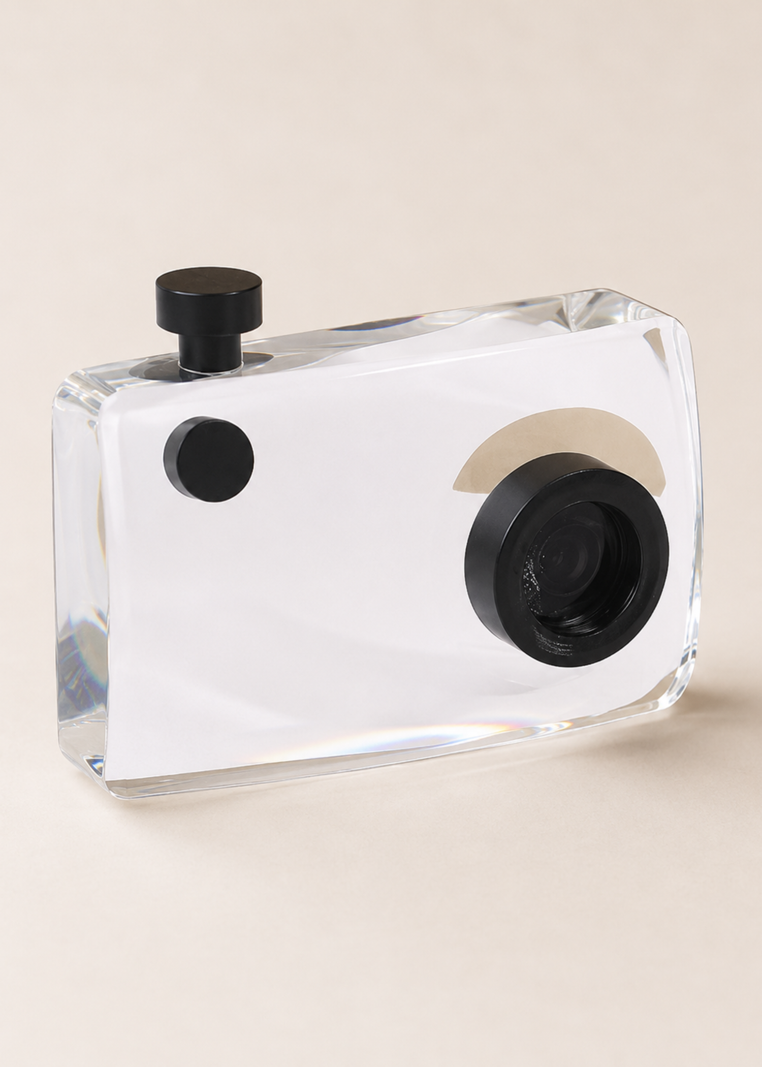 Crystal Camera Artefact - Black (Large)