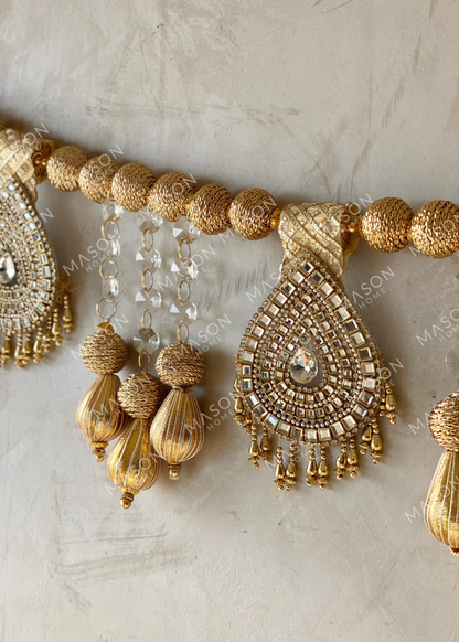 Festive Gold Kundan Toran