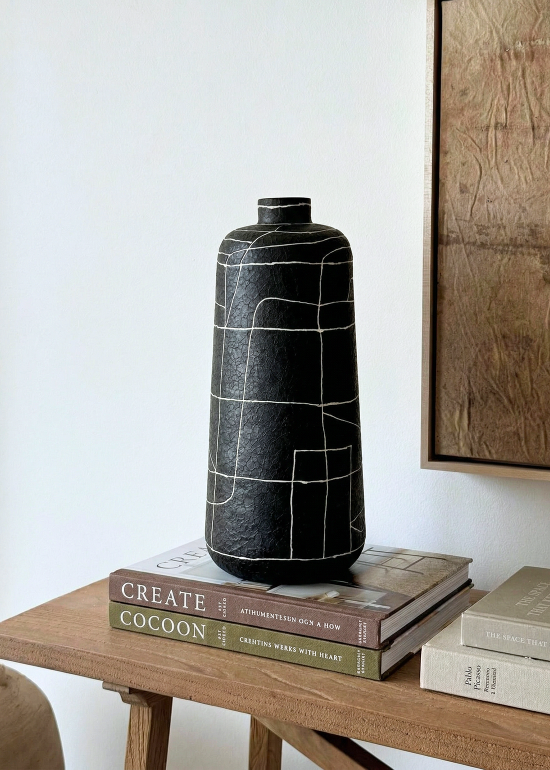 Dune Terra Vase Large - Black