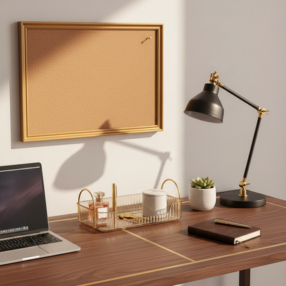 Countertop Cosmetics Storage Tray - Amber