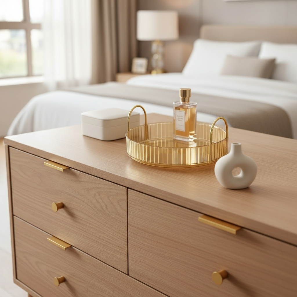 Rotating Makeup Organiser - Amber