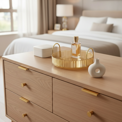 Rotating Makeup Organiser - Amber