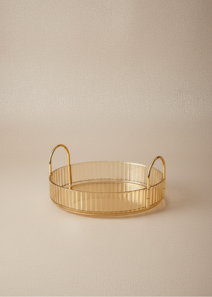 Rotating Makeup Organiser - Amber