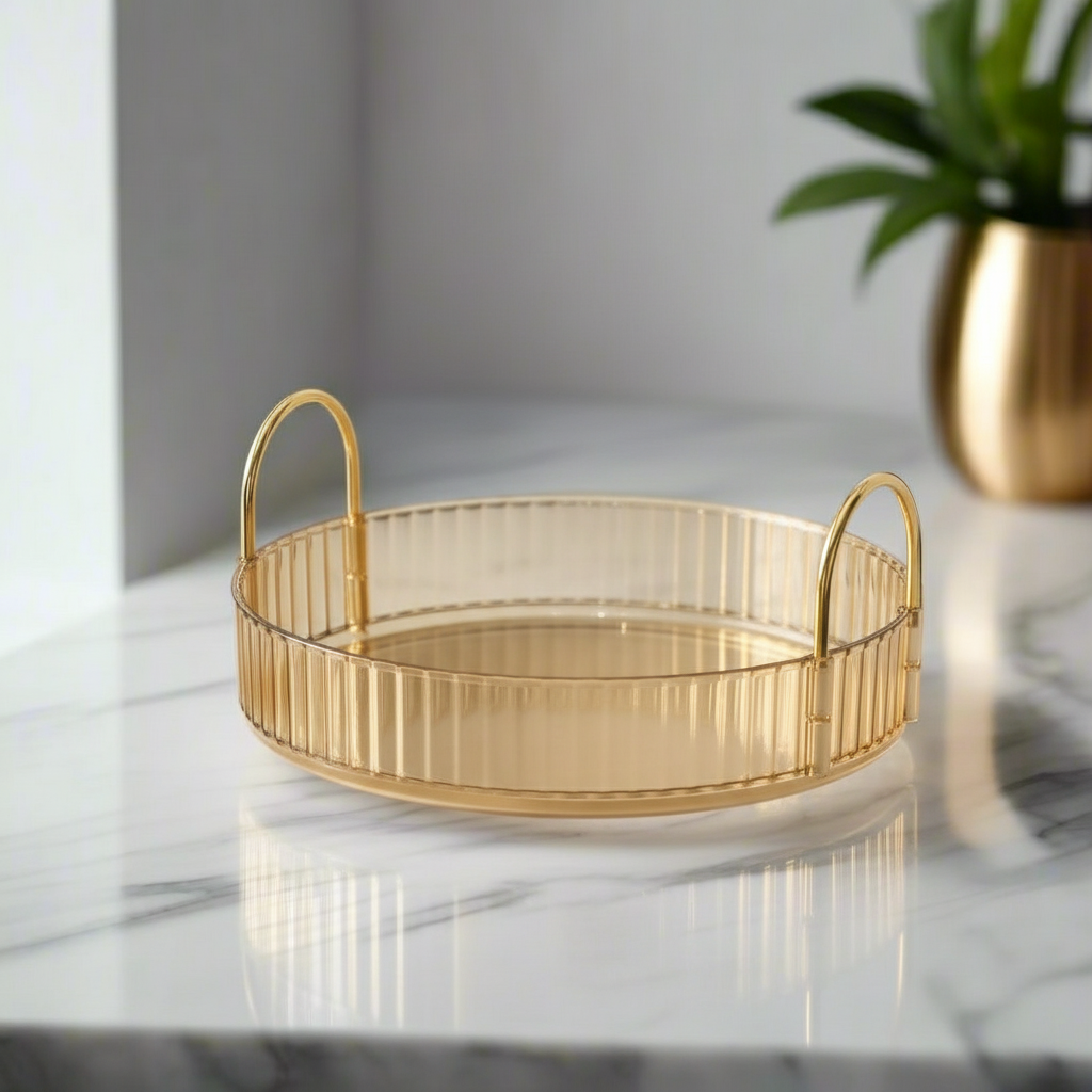 Rotating Makeup Organiser - Amber